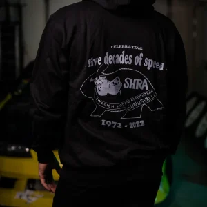 SHRA 50år HOODIE - MED DRAGKEDJA